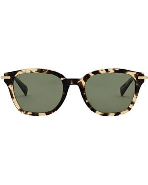 AllSaints Valensi Round Sunglasses - Brown