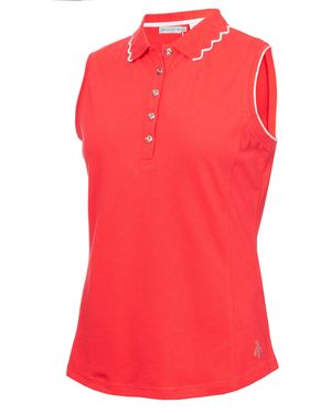 Calvin Klein G Slvls Polo - Red