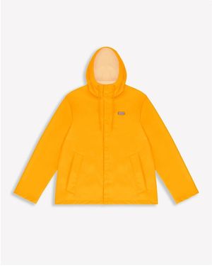 HUNTER Izzy Short Weather-Resistant Rain Anorak - Metallic