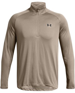 Under Armour Tech ½ Zip Long Sleeve - Grey
