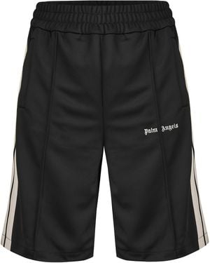 Palm Angels Woven Tracksuit Shorts - Black