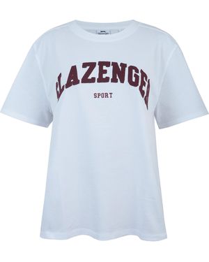 Slazenger 1881 Slaz Logo Oversized T-Shirt - Blue
