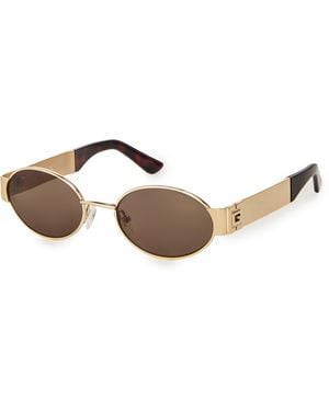 Guess Oval Sunglasses - Brown