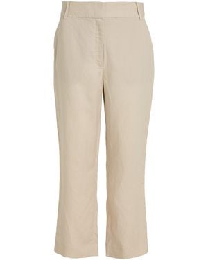 Calvin Klein Linen Trousers - Natural