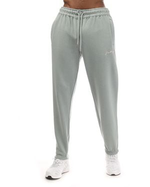 Hype Adults Oversized Closed Hem Fleece Joggers - Grey