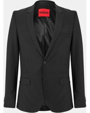 HUGO Hesten Tailored Fit Suit - Black