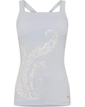 PUMA Shala Printed Top (Vest) - Grey