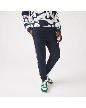 Lacoste Branded Tape Joggers - Blue