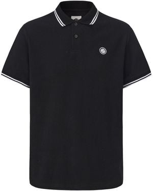Pretty Green Tipped Polo - Black