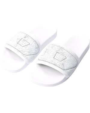 DIESEL Sa-Mayemi Puf Sandals Size 7.5 - White
