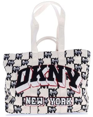 DKNY Heart Of New York Large Tote Bag - White