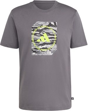adidas Graphic Logo T-Shirt - Grey