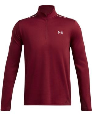 Under Armour Long-Sleeve Performance Gym Top - Red