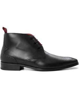 Jeffery West Scarface Leather Chukka Boots - Black