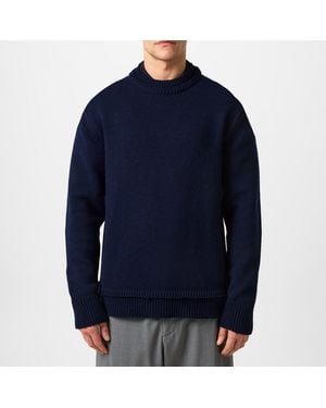 Maison Margiela Knitted Jumper - Blue