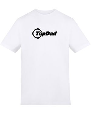 AWD Fathers Day Adult Printed Tee - White