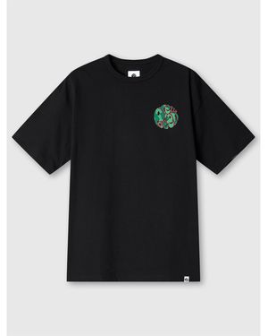 Pretty Green Pg Twisted Melon Regular Fit T-Shirt - Black