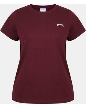 Slazenger 1881 Crew Neck Tee - Purple