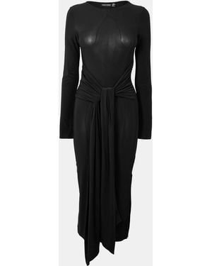 I Saw It First Isif Midi Bodycon Dress - Black