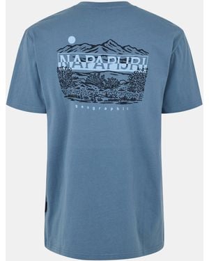 Napapijri Graphic T-Shirt - Blue