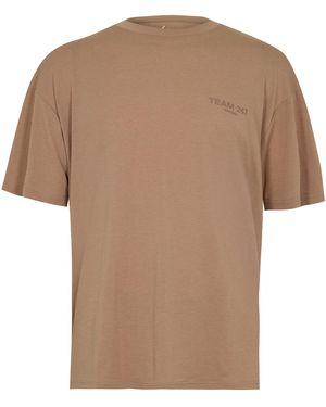 REPRESENT 247 Team Os Short Sleeve Gym T-Shirt - Brown