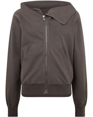 Rick Owens Mountain Zip Hoodie - Grey