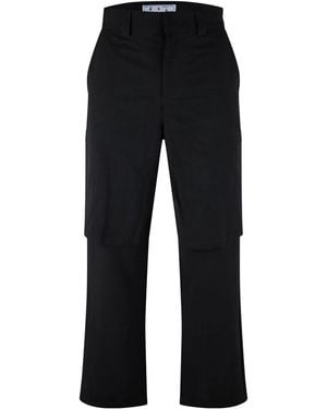 Off-White c/o Virgil Abloh Crpntr Cotton Cargo Trousers - Black