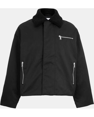 MKI Miyuki-Zoku Box Aviator Jacket - Black
