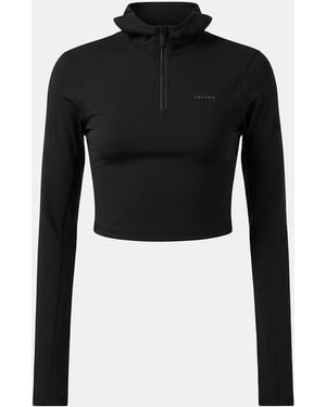 Usa Pro Quarter Zip Hoodie - Black