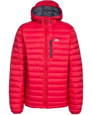 Trespass Digby Thermal Insulation Weather-Resistant Down Jacket - Red