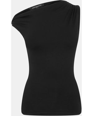French Connection Cut Out Top - Black