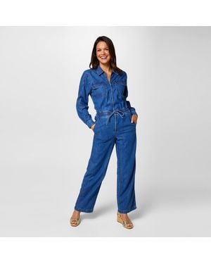 Biba Denim Jumpsuit - Blue