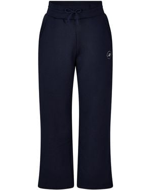 Röhnisch Wide Open Hem Jersey Jogging Bottoms - Blue