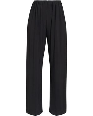 Gina Bacconi Sharlene Matte Jersey Straight Trouser - Black