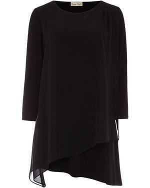 Phase Eight Mika Longline Top - Black