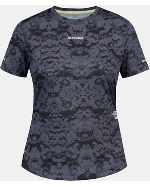 Karrimor Ladies Trail Short-Sleeve Performance Running Top - Blue