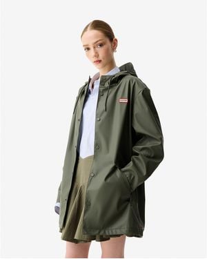 HUNTER Jo Otb Rain Anorak - Green