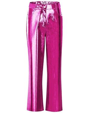 Amy Lynn Lupe Mg Straight Leg Trousers - Pink