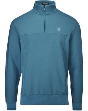 Farah Tisdale Pullover Jumper - Blue