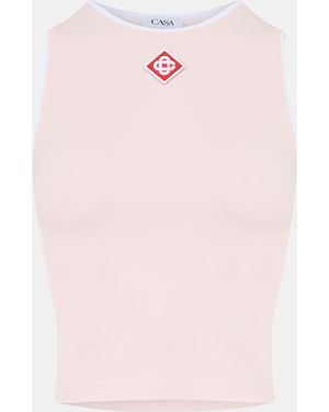 CASABLANCA Logo Vest - Pink