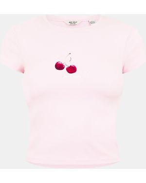 Jack Wills Jw Fruit Baby Slim Fit T-Shirt - Pink