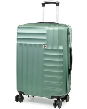 Pierre Cardin Soleil Hard Shell Suitcase Wheeled Luggage - Green