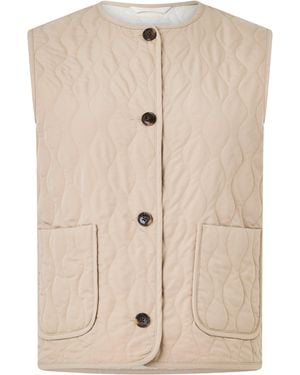 Varley Karla Lightweight Insulation Tailored Fit Gilet - Natural