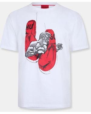 HUGO 'S Cotton T-Shirt - White