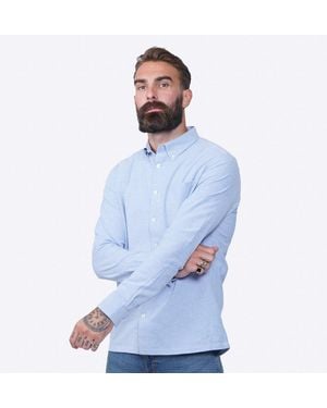 Firetrap Basic Oxford Shirt - Blue