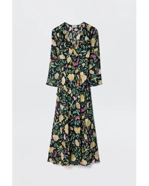 RIXO London Cedar Boho Dress - Green