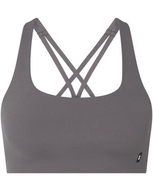 On Shoes Studio Medium Impact Sports Bra - Grey