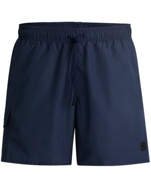 BOSS Quick-Drying Dive Swimshorts - Blue