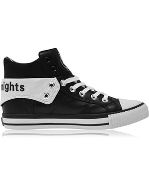 British Knights British Roco Fold Pu Shoes - Black