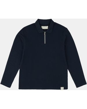 PREVU Ottoman Polo Shirt - Blue